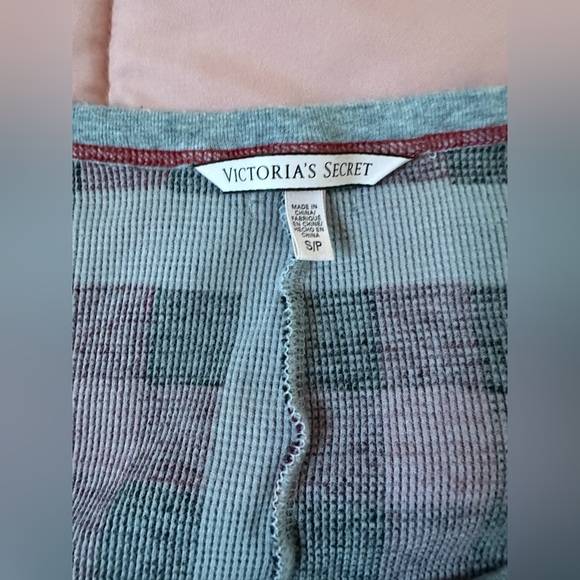 Victoria’s Secret plaid shorts onesie - Picture 2 of 2